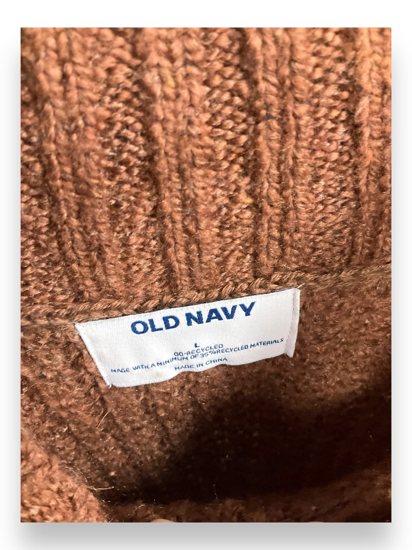 Dress Sweater By Old Navy In Brown, Size: L