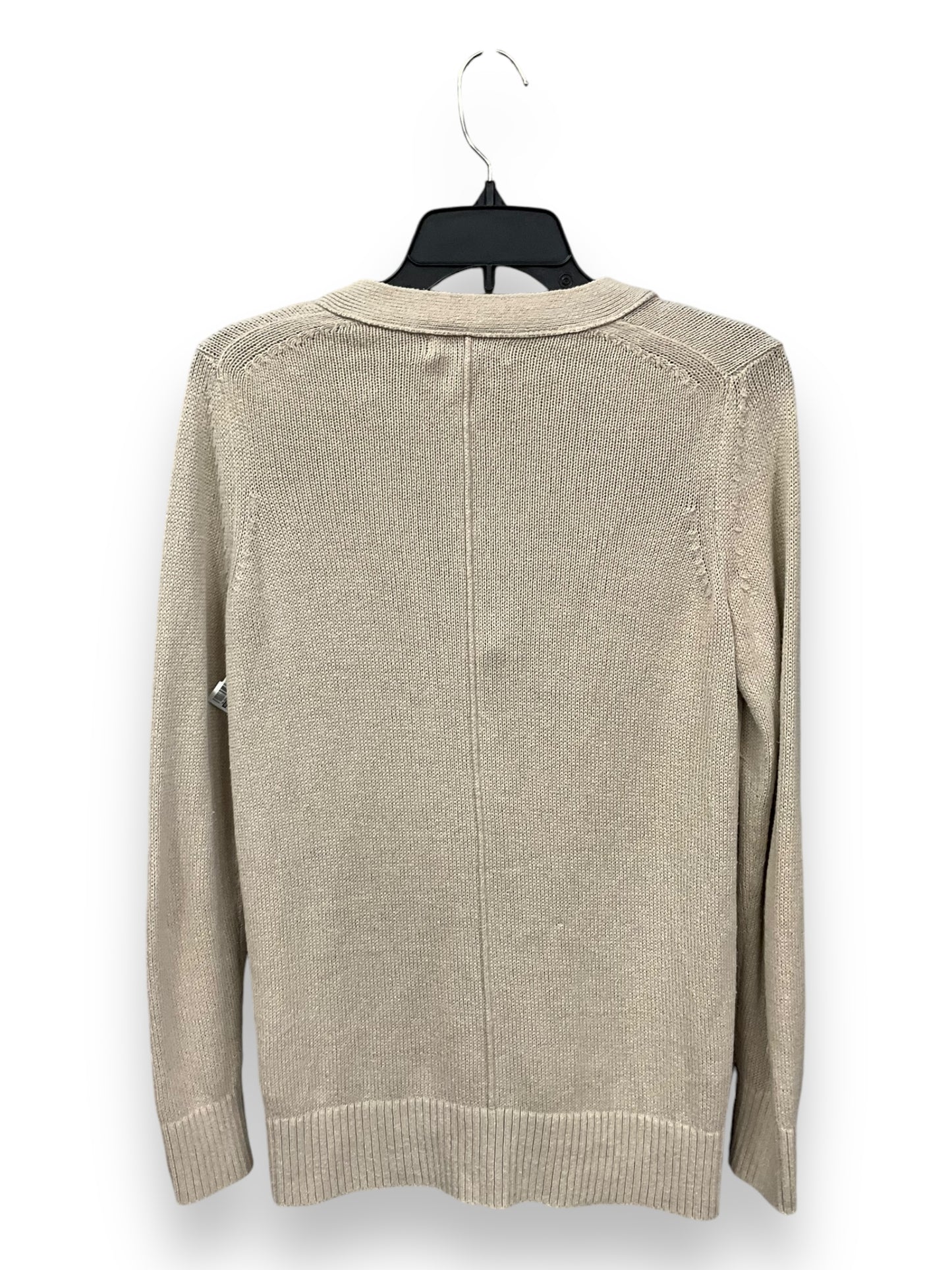 Sweater Cardigan By Banana Republic In Beige, Size: Xs