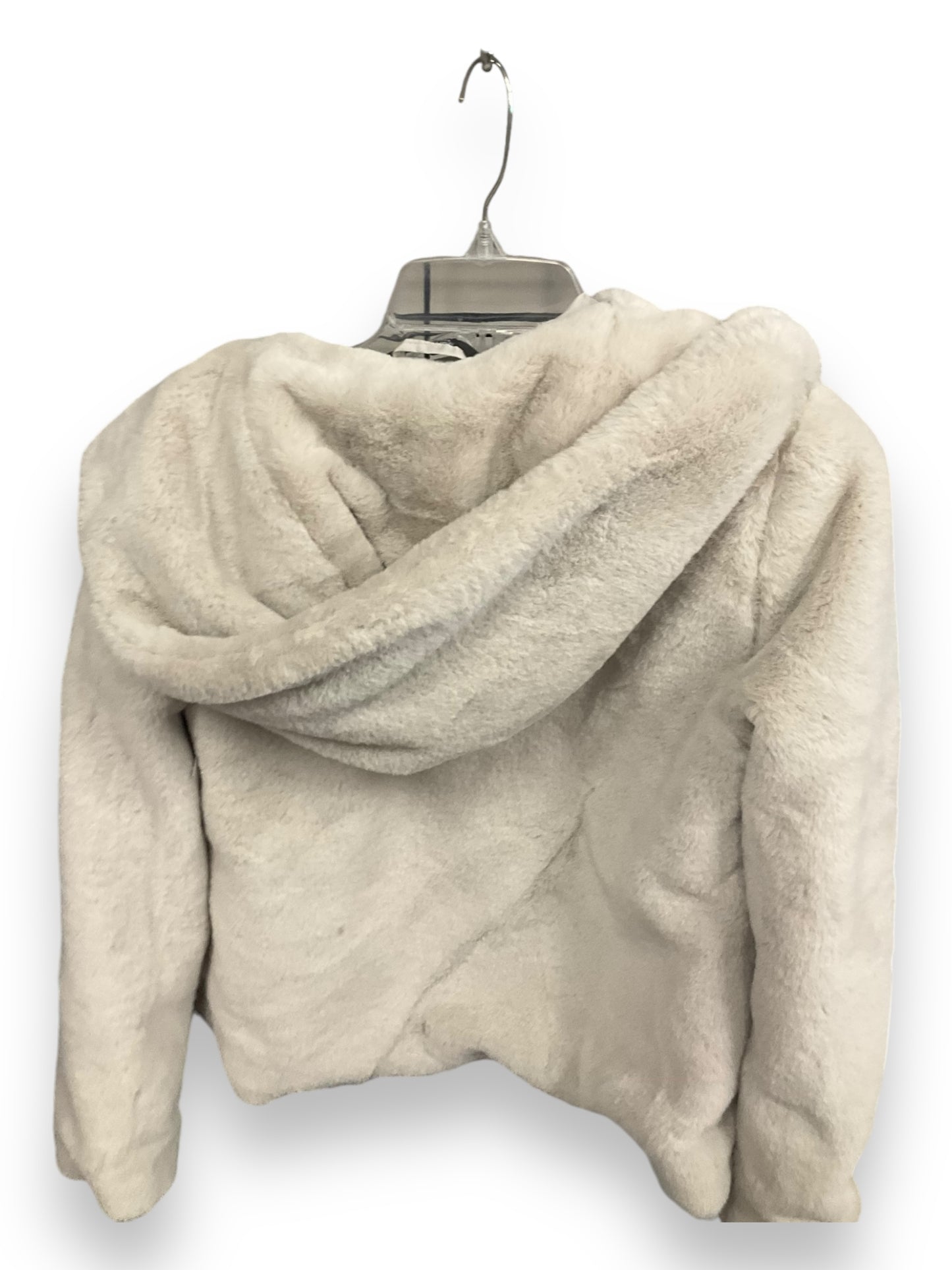 Coat Faux Fur & Sherpa By Simply Vera In Grey, Size: Xs