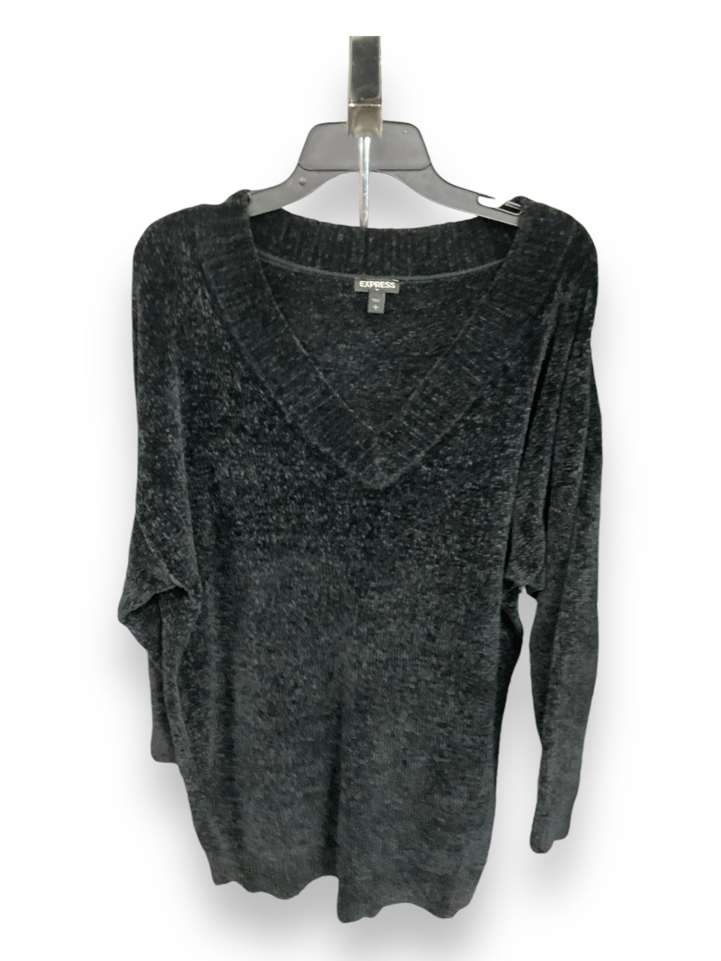 Sweater By Express In Black, Size: L