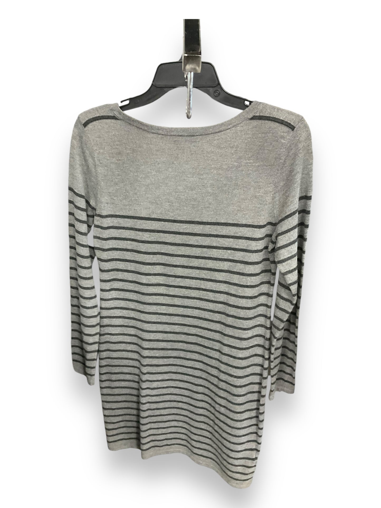 Dress Sweater By Loft In Striped Pattern, Size: M