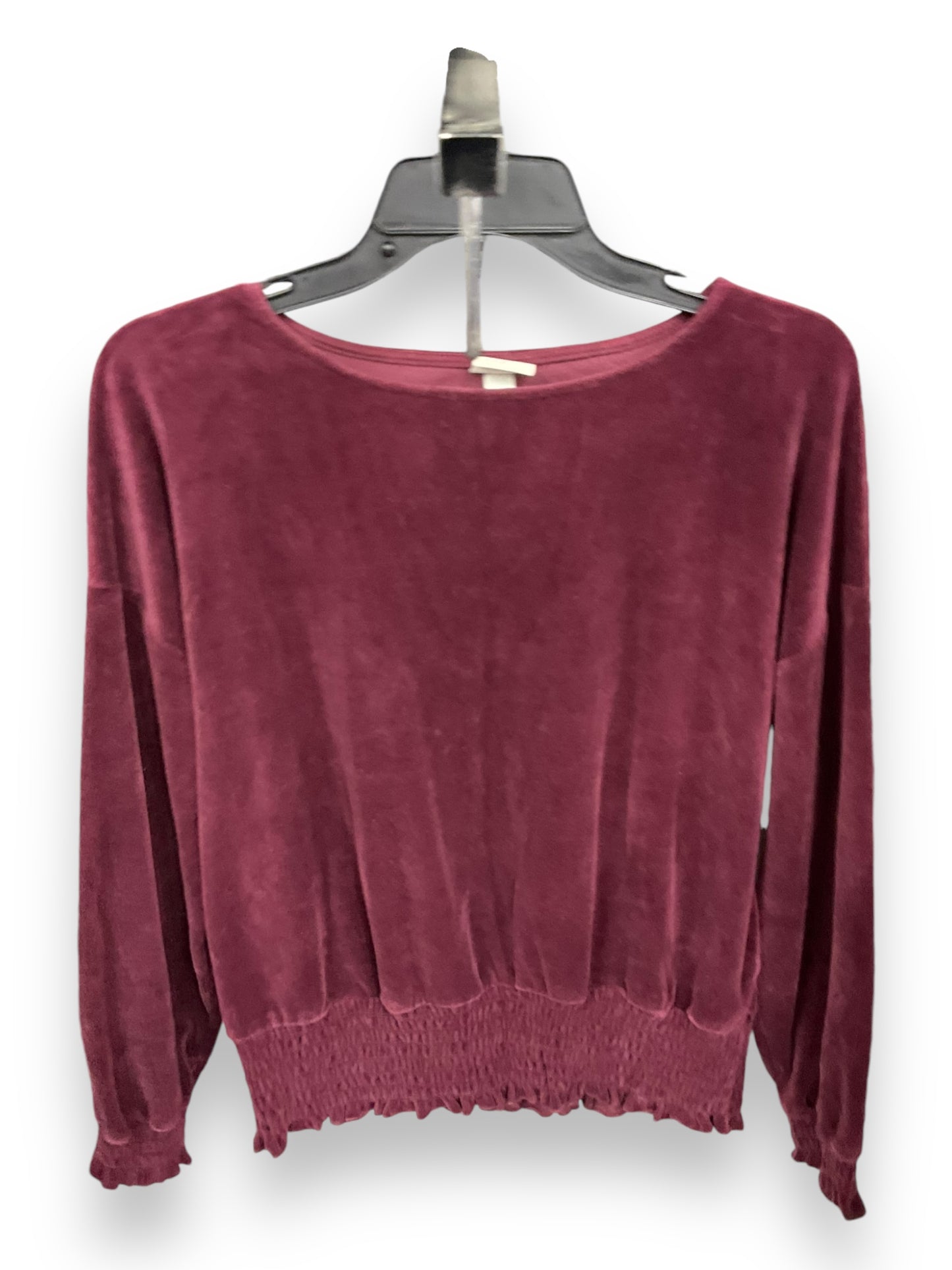 Top Long Sleeve By A New Day In Red, Size: M