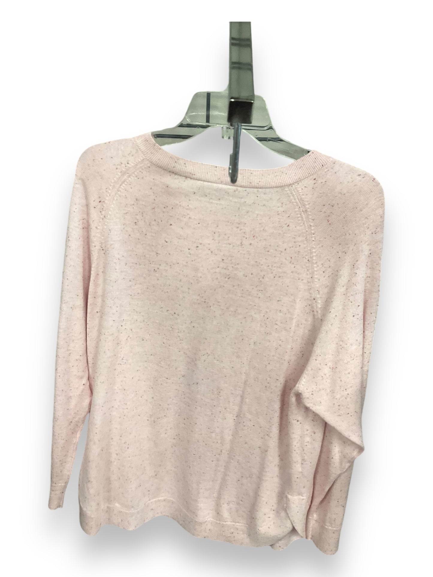 Top Long Sleeve By Loft In Pink, Size: M