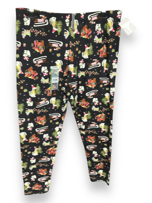 Pants Leggings By Time And Tru In Multi-colored, Size: Xl