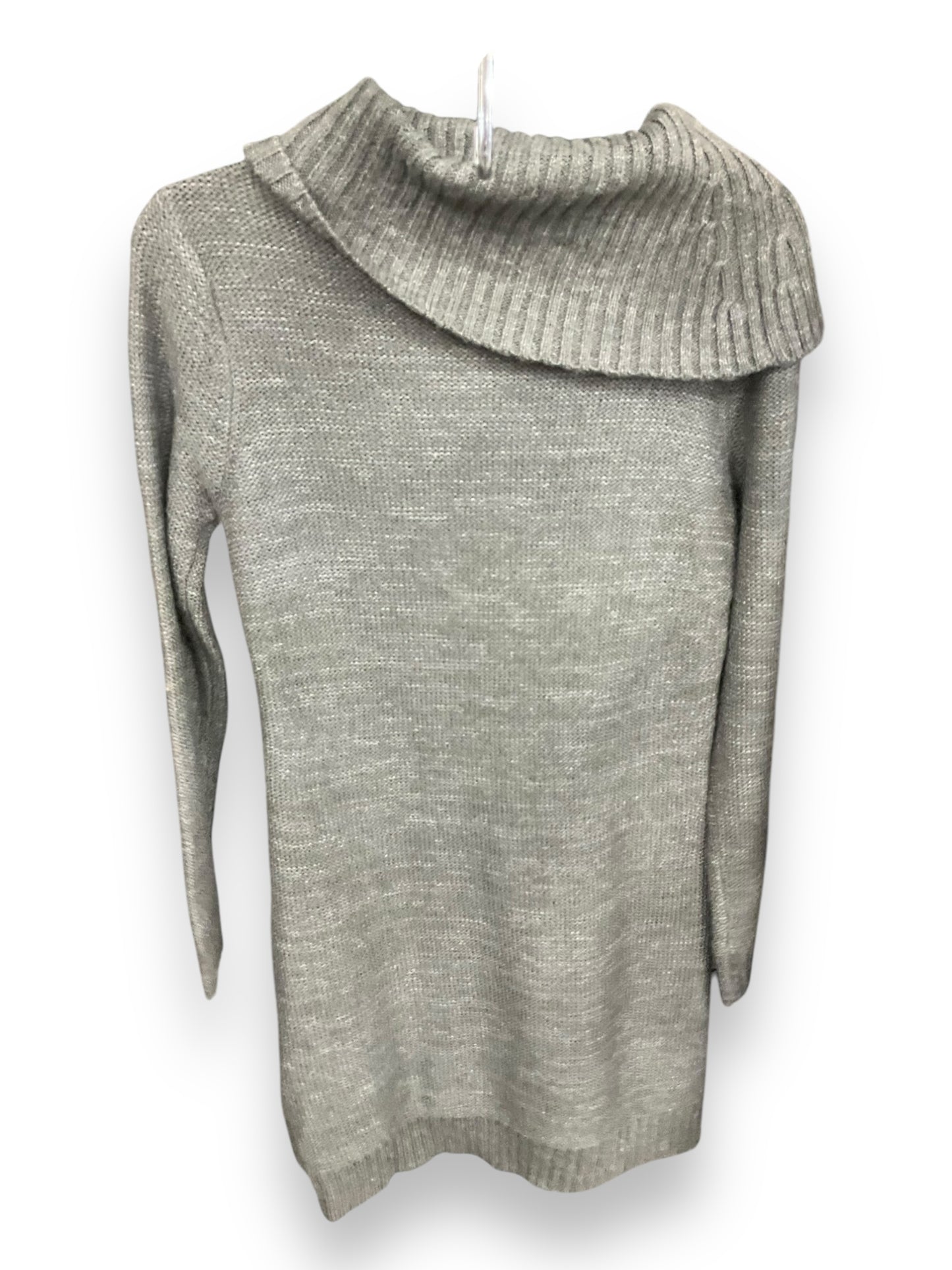 Dress Sweater By Falls Creek In Grey, Size: S