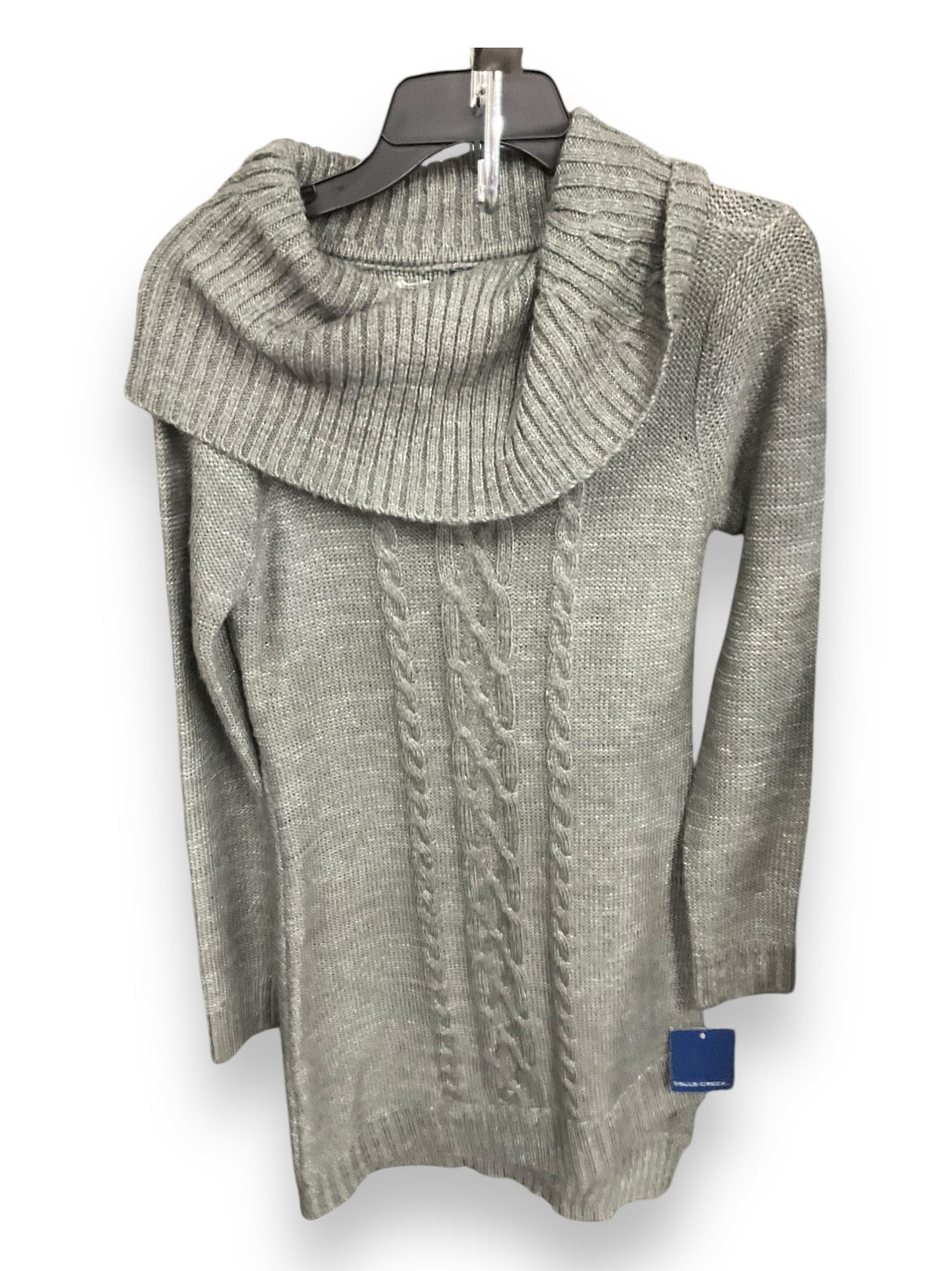 Dress Sweater By Falls Creek In Grey, Size: S