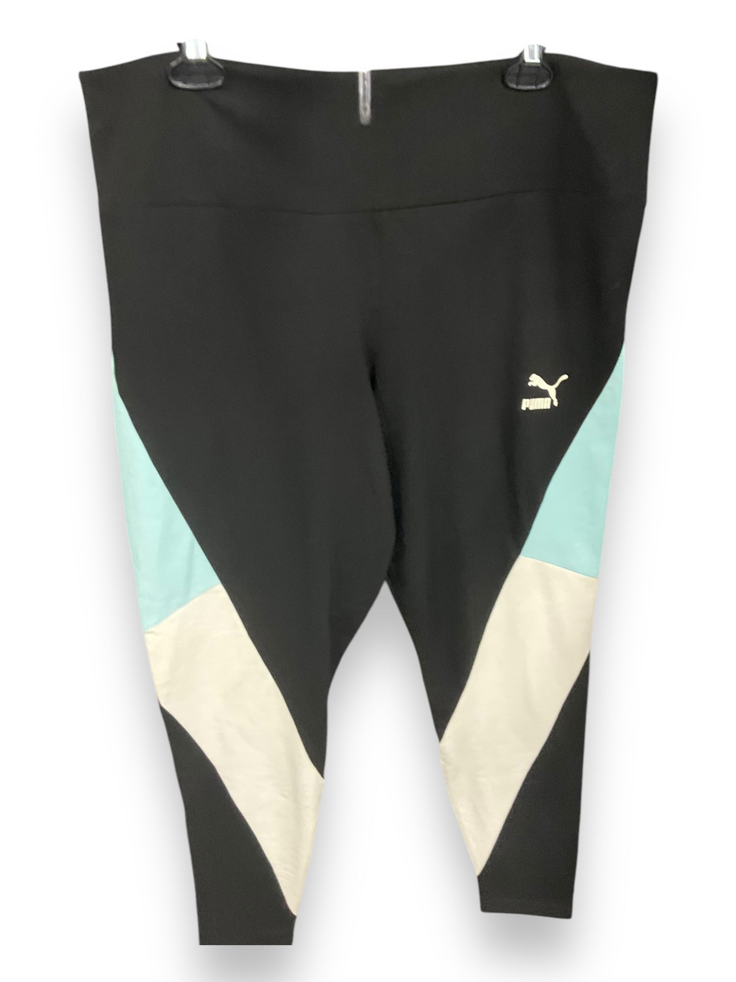 Athletic Leggings By Puma In Multi-colored, Size: 2x