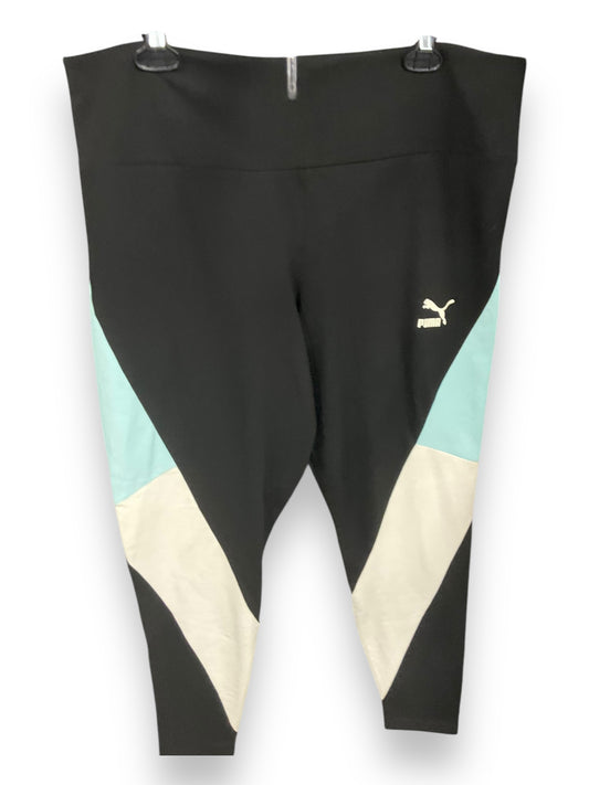 Athletic Leggings By Puma In Multi-colored, Size: 2x