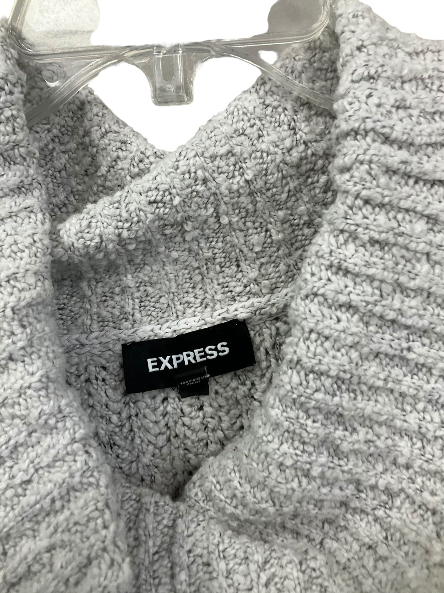 Sweater By Express In Grey, Size: S