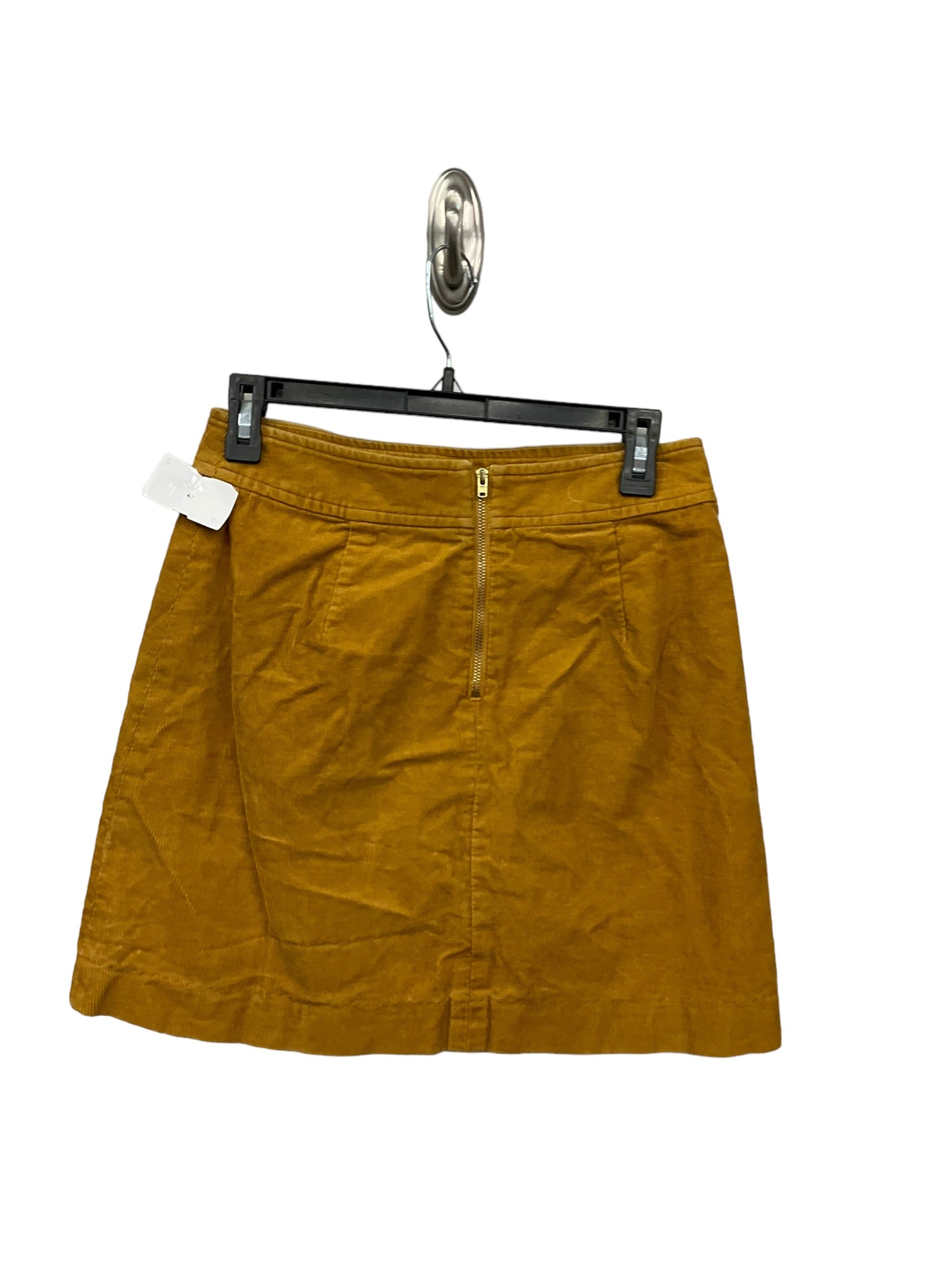 Skirt Mini & Short By J Crew In Mustard, Size: 0