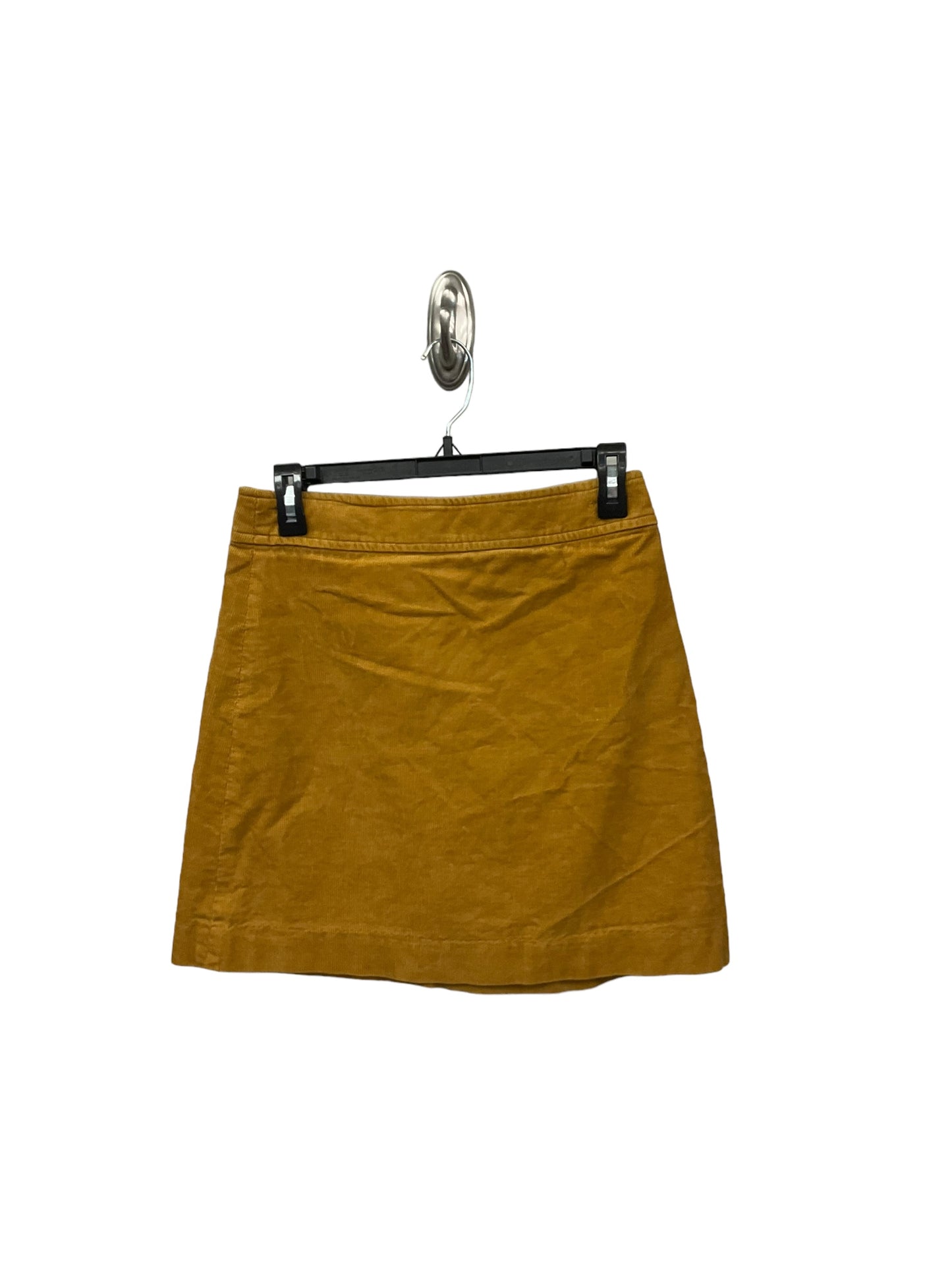 Skirt Mini & Short By J Crew In Mustard, Size: 0