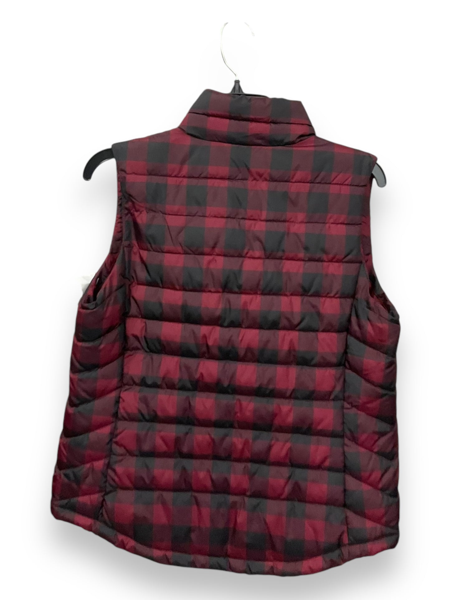 Vest Puffer & Quilted By Gap In Plaid, Size: S