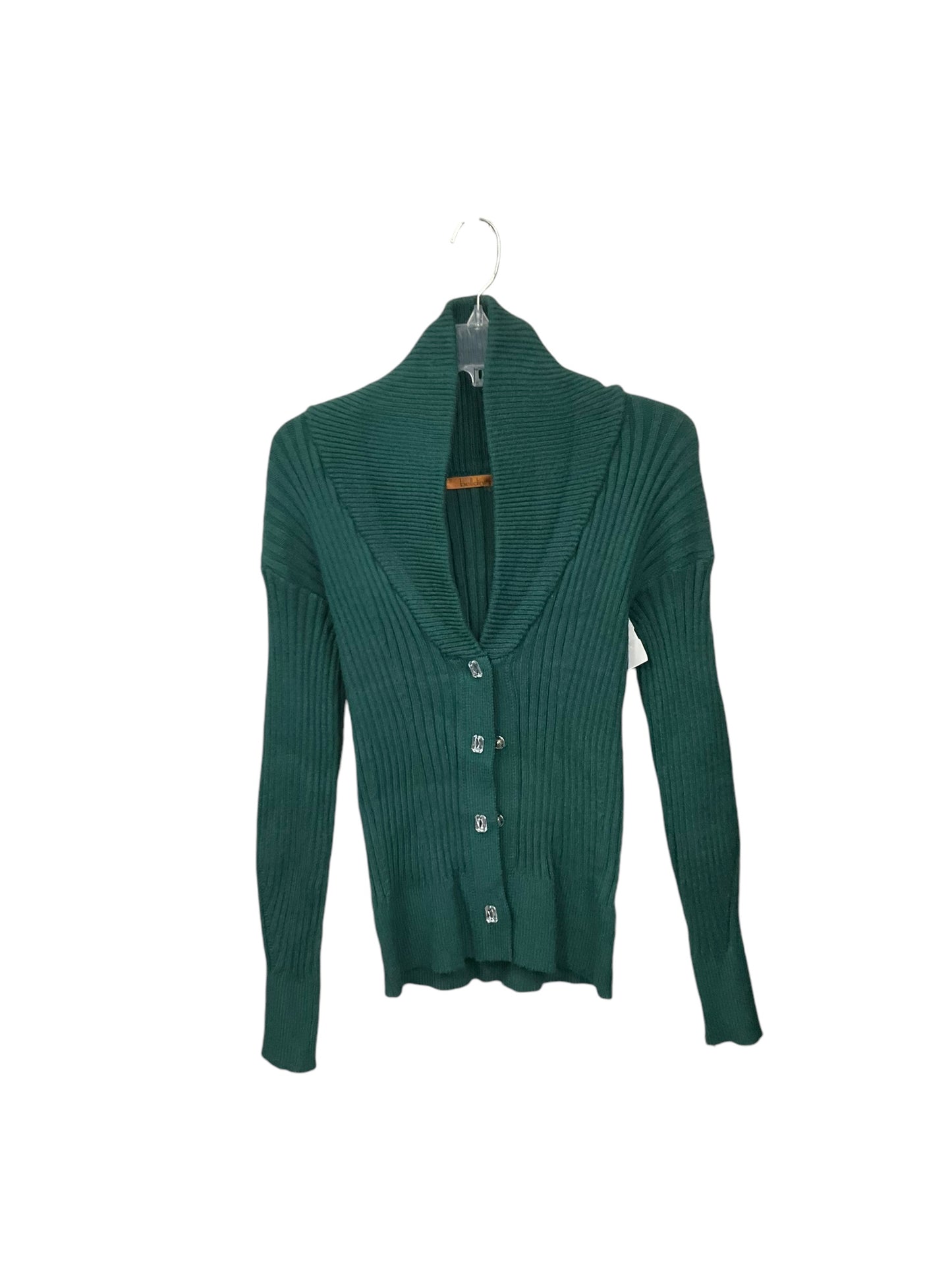 Sweater Cardigan By Belldini In Emerald, Size: S