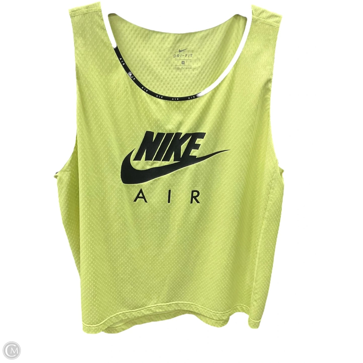 Athletic Tank Top By Nike Apparel In Green, Size: 1x