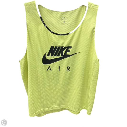 Athletic Tank Top By Nike Apparel In Green, Size: 1x