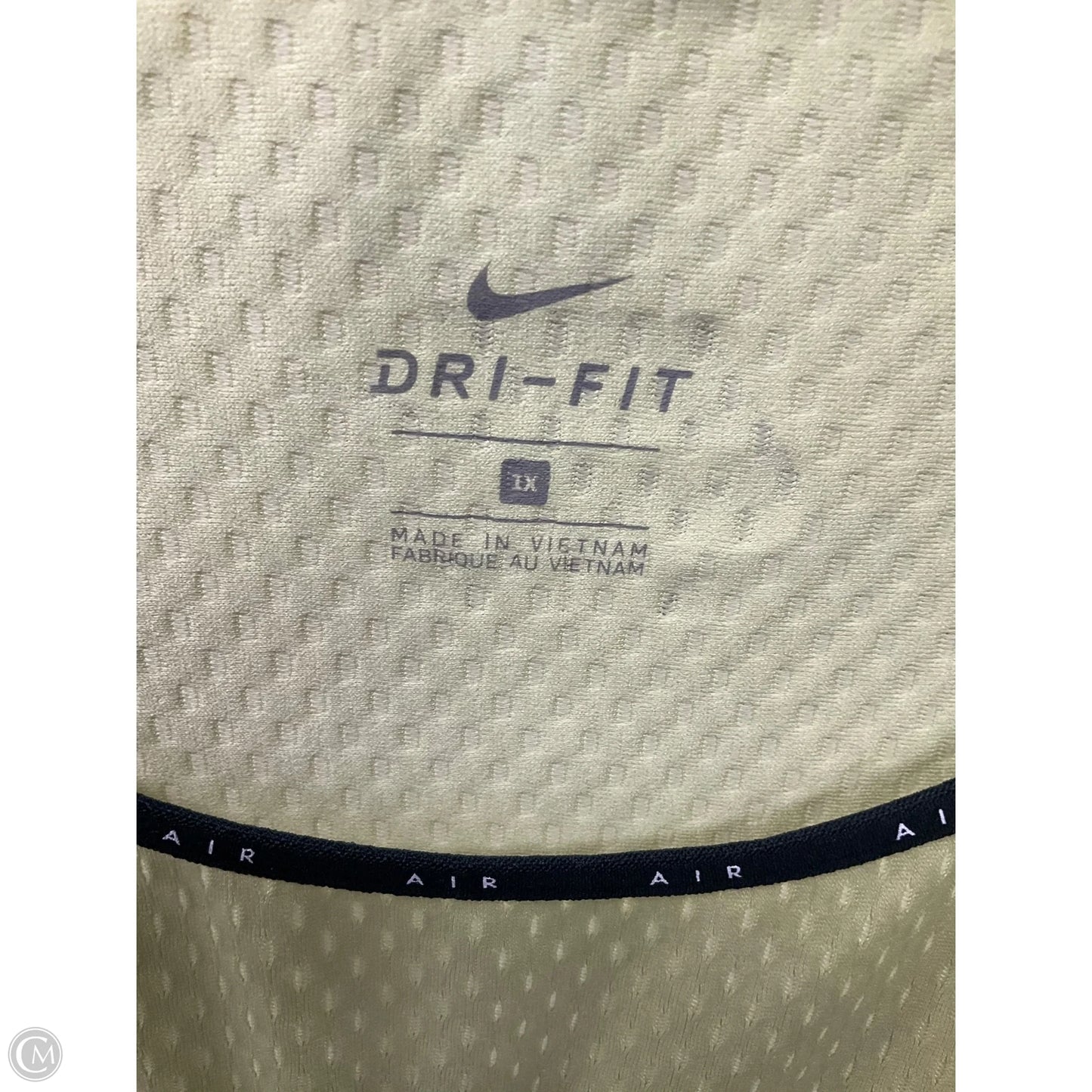 Athletic Tank Top By Nike Apparel In Green, Size: 1x