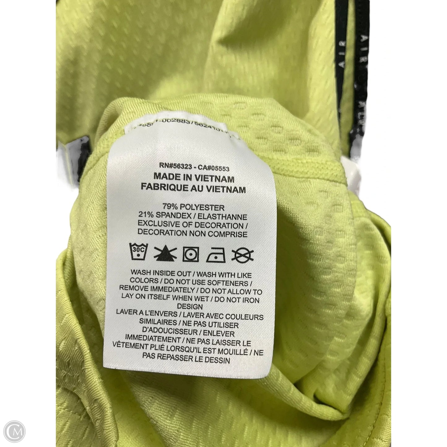 Athletic Tank Top By Nike Apparel In Green, Size: 1x