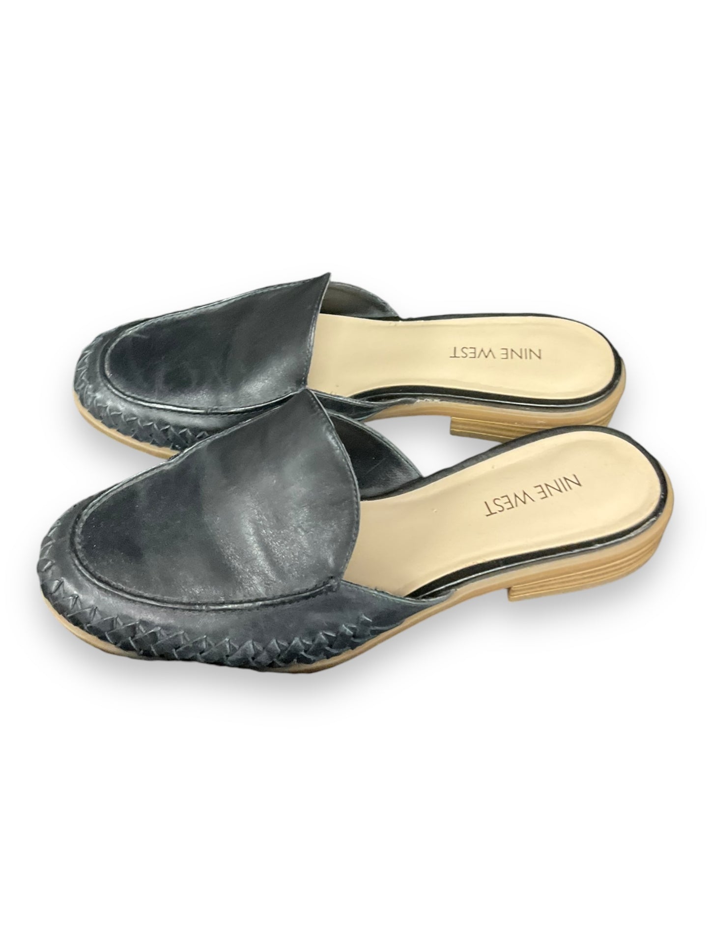 Shoes Flats Mule & Slide By Nine West In Black, Size: 6.5