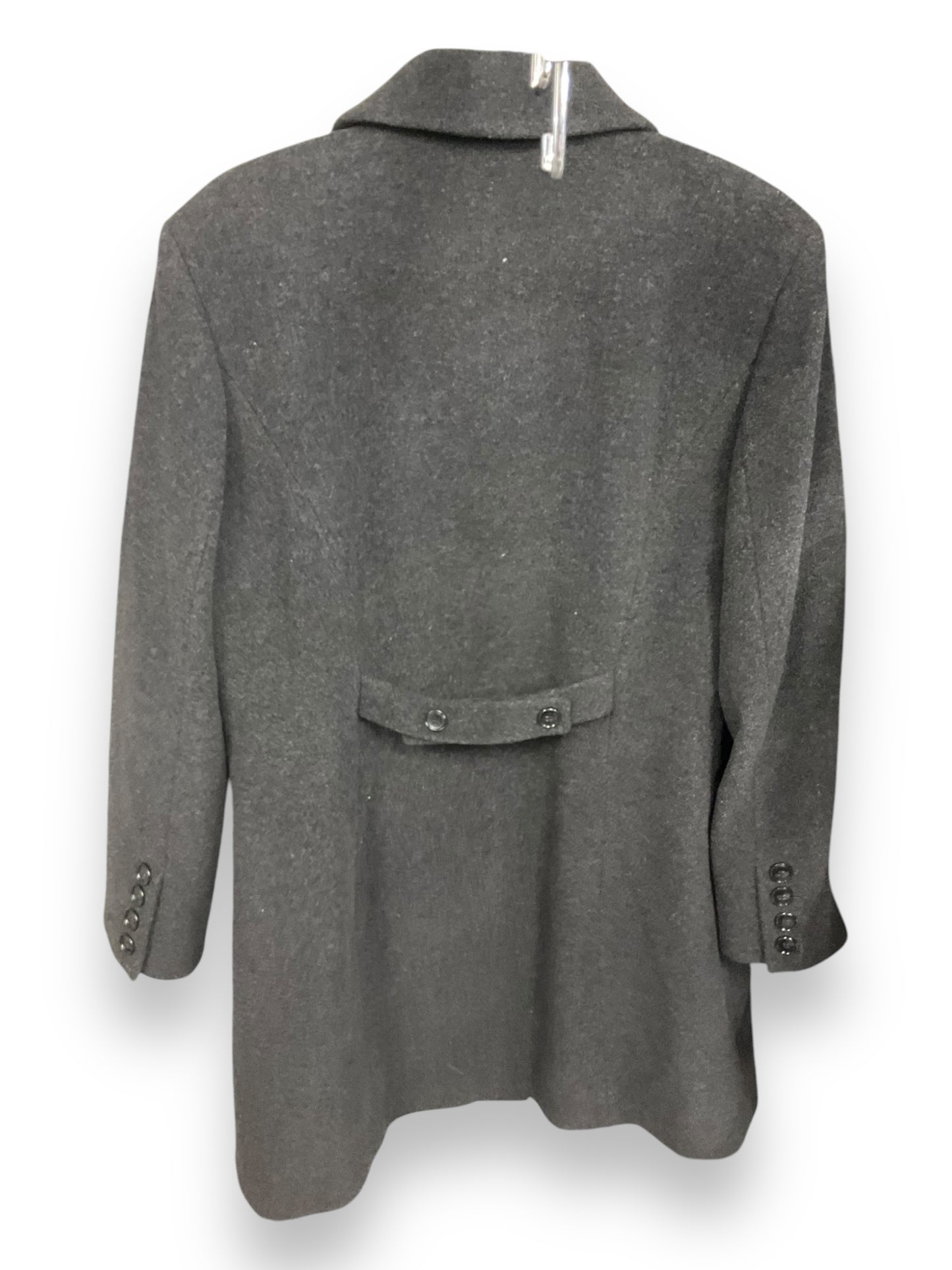 Coat Wool By Fleet Street In Grey, Size: L