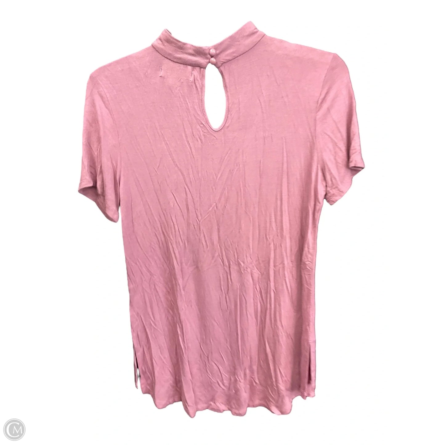 Top Short Sleeve By Living Doll In Pink, Size: L