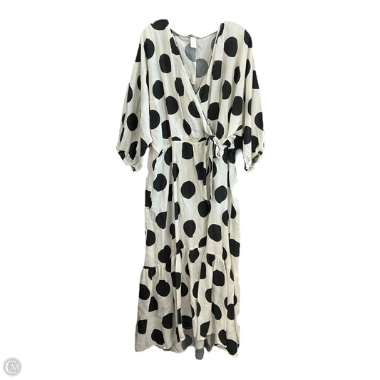 Dress Casual Maxi By H&m In Polkadot Pattern, Size: Xxl