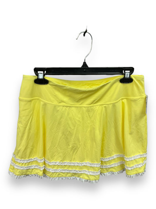 Skort Designer By Lilly Pulitzer In Yellow, Size: L