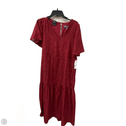 Dress Party Long By Donna Ricco In Red, Size: S