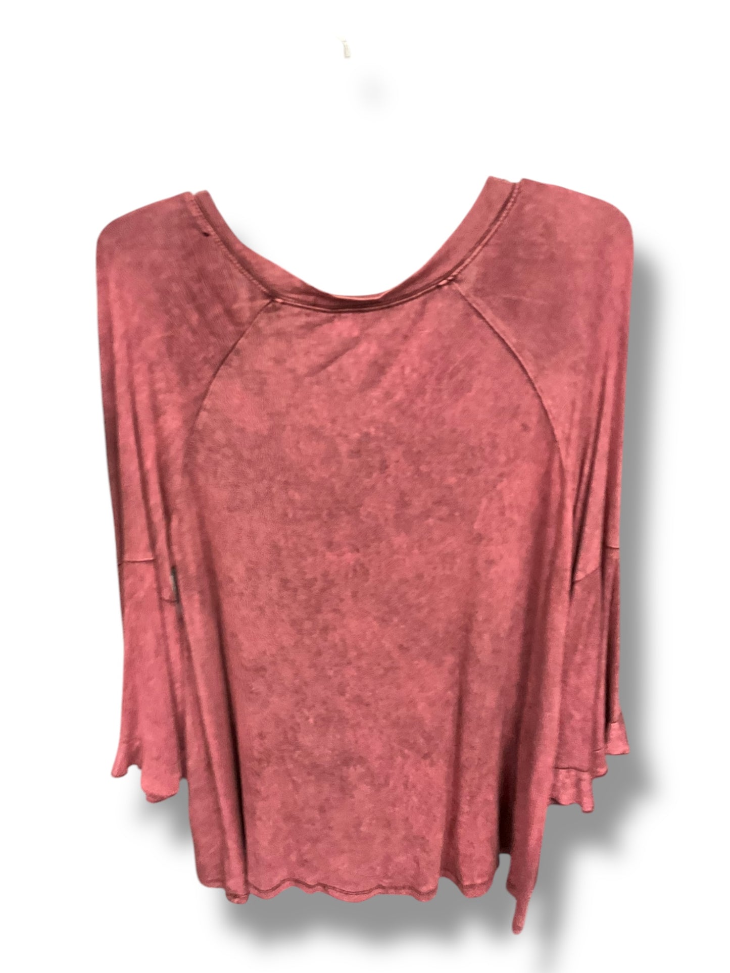 Top Long Sleeve By Jodifl In Red, Size: M