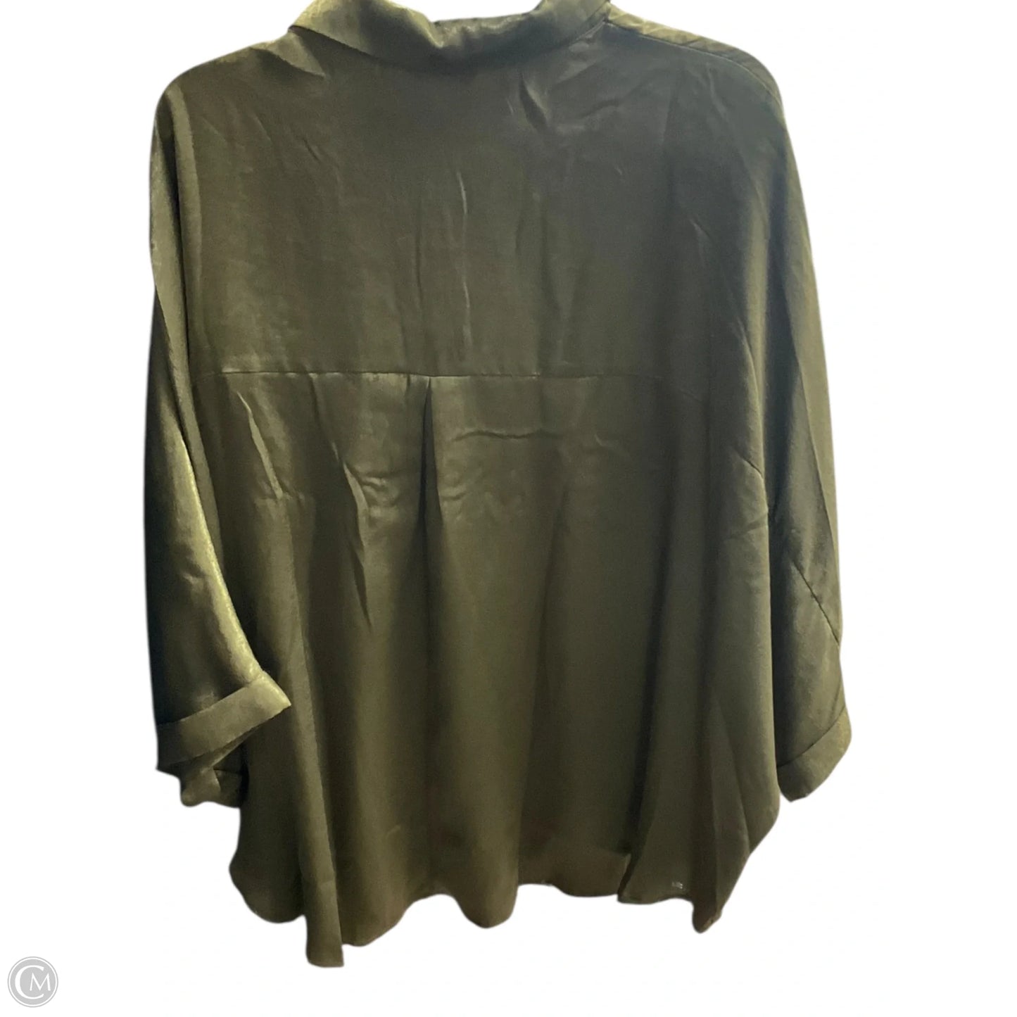 Top Short Sleeve By Andree By Unit In Green, Size: 2x