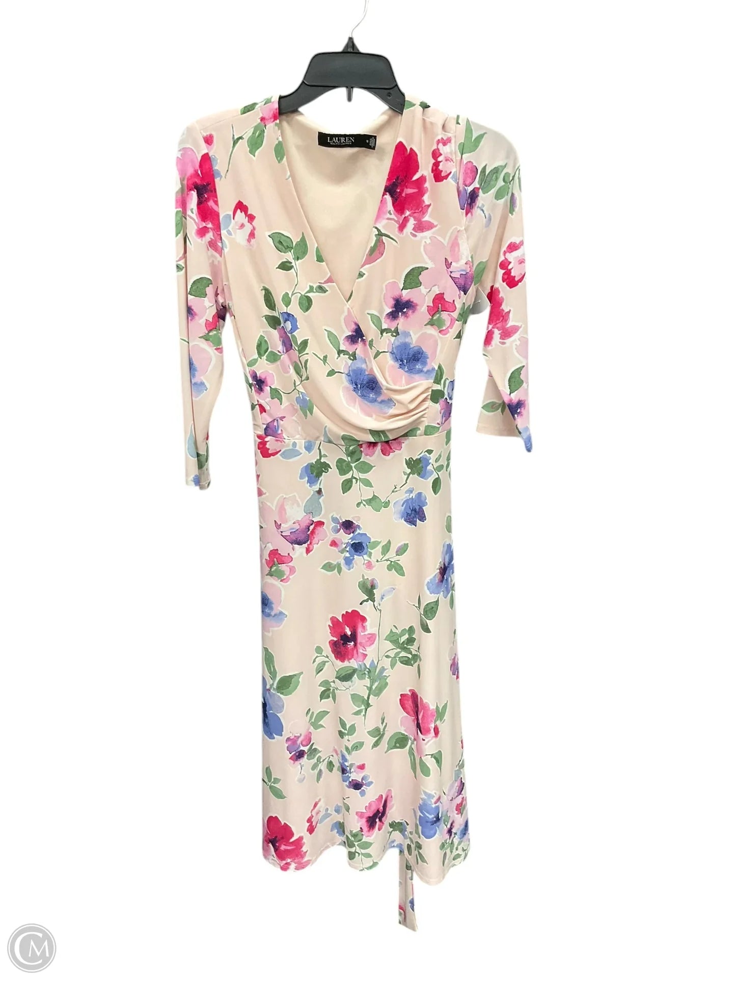 Dress Party Midi By Ralph Lauren Black Label In Floral Print, Size: M