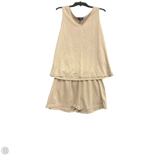 Shorts Set By Not Your Daughters Jeans In Tan, Size: Xl