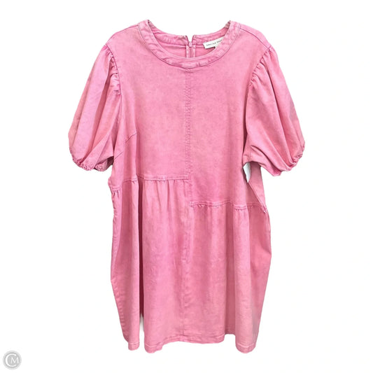 Dress Casual Short By English Factory In Pink, Size: 2x