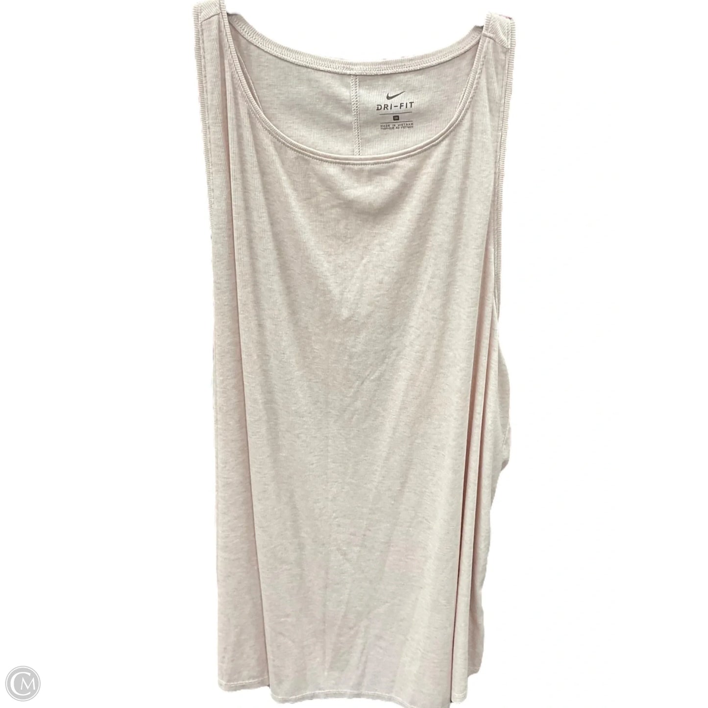 Athletic Tank Top By Nike Apparel In Pink, Size: 3x