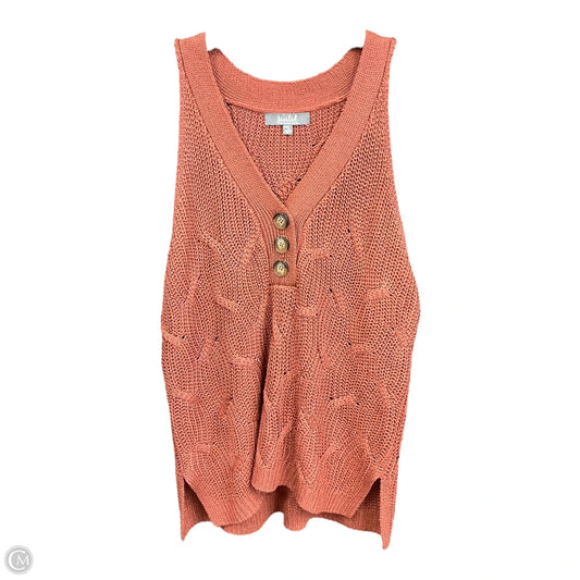 Top Sleeveless By Marled In Pink, Size: Xl