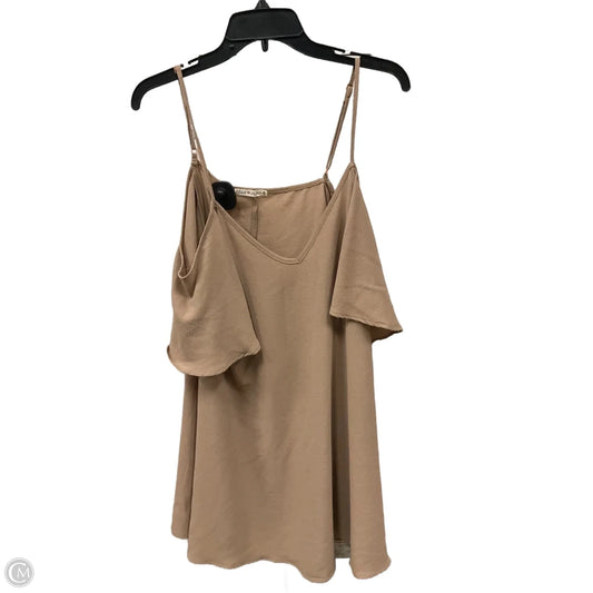 Dress Casual Short By Heart & Hips In Brown, Size: M