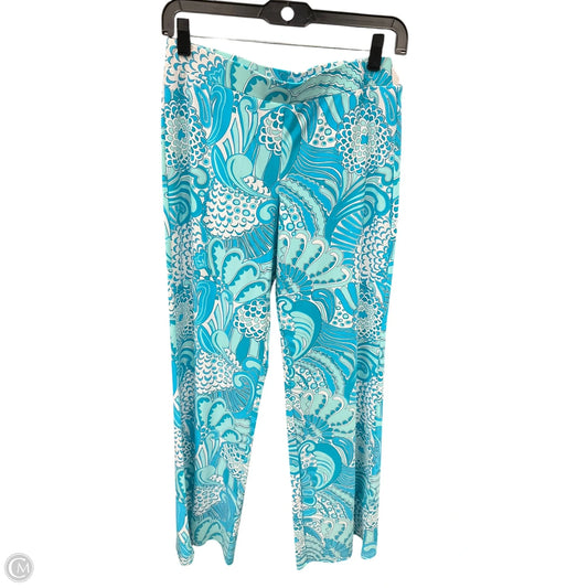 Pants Wide Leg By Jude Connally In Blue & White, Size: 2