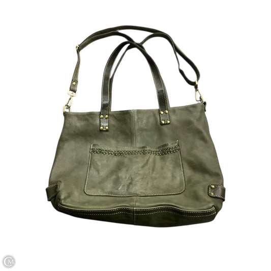 Handbag Leather By Clothes Mentor, Size: Medium