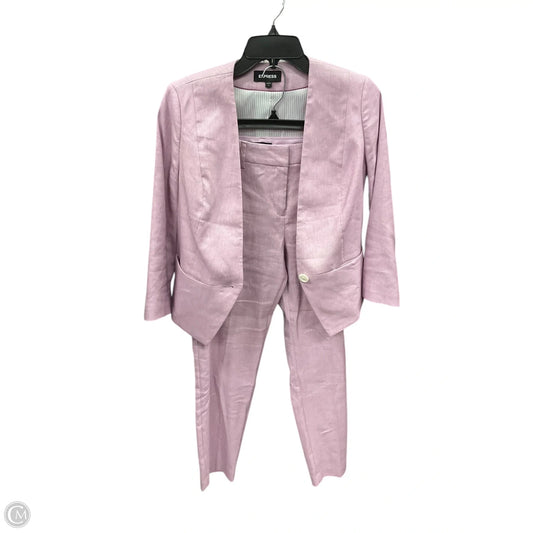Pants Suit 2pc By Express In Purple, Size: S