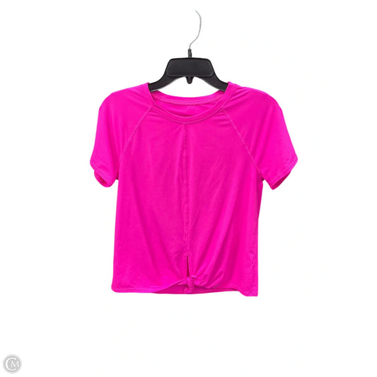 Top Short Sleeve Designer By Lilly Pulitzer In Pink, Size: S