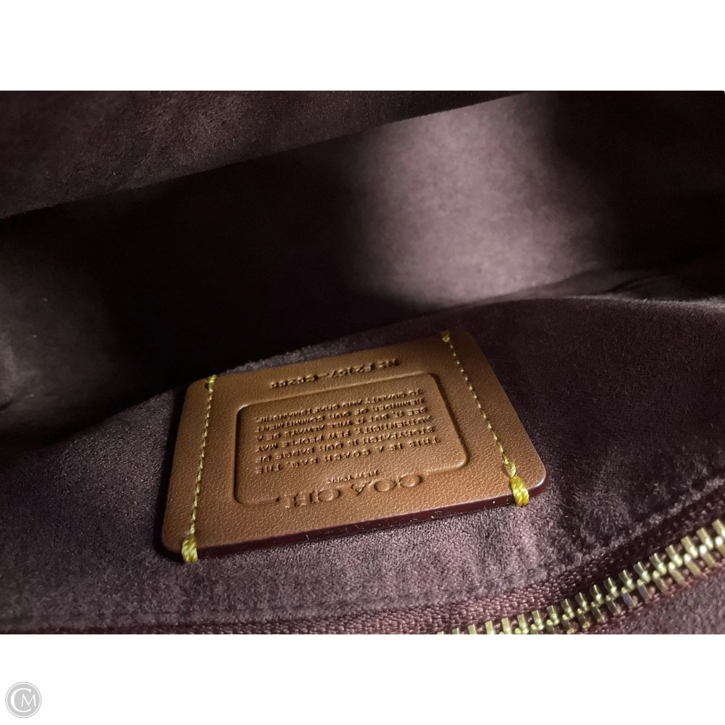 Handbag Designer By Coach, Size: Medium