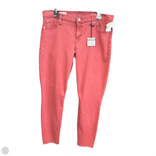 Jeans Skinny By Gap In Melon, Size: 10