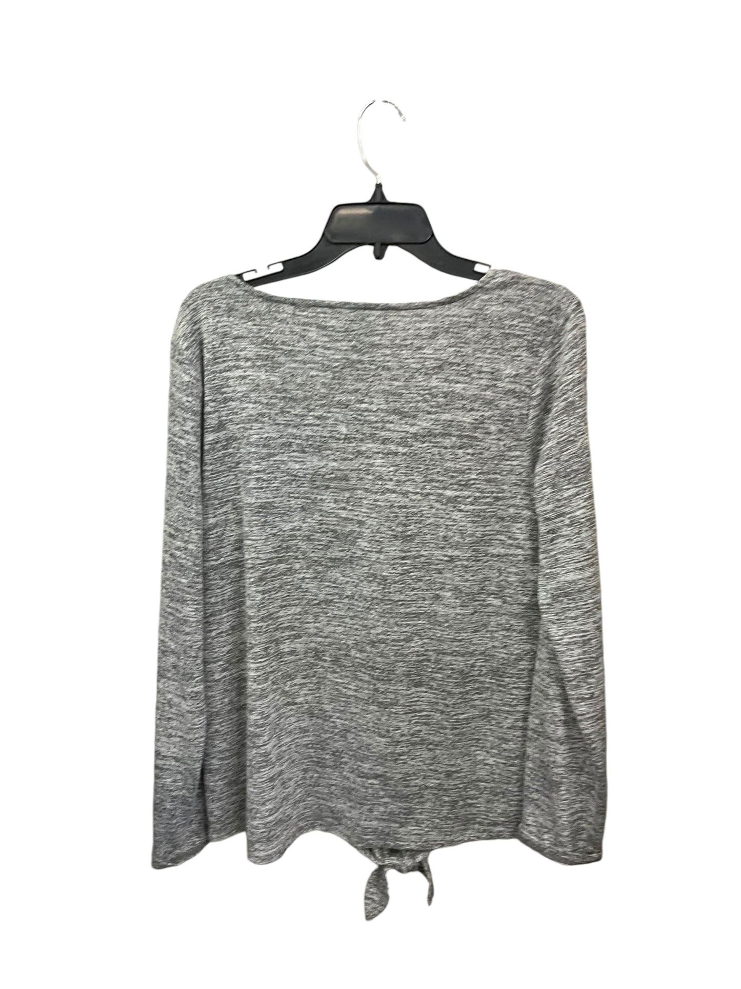 Top Long Sleeve By Talbots In Grey, Size: L