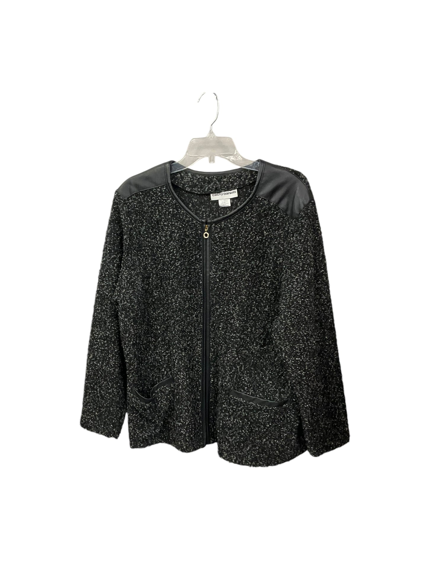 Jacket Other By Cathy Daniels In Black, Size: Xl