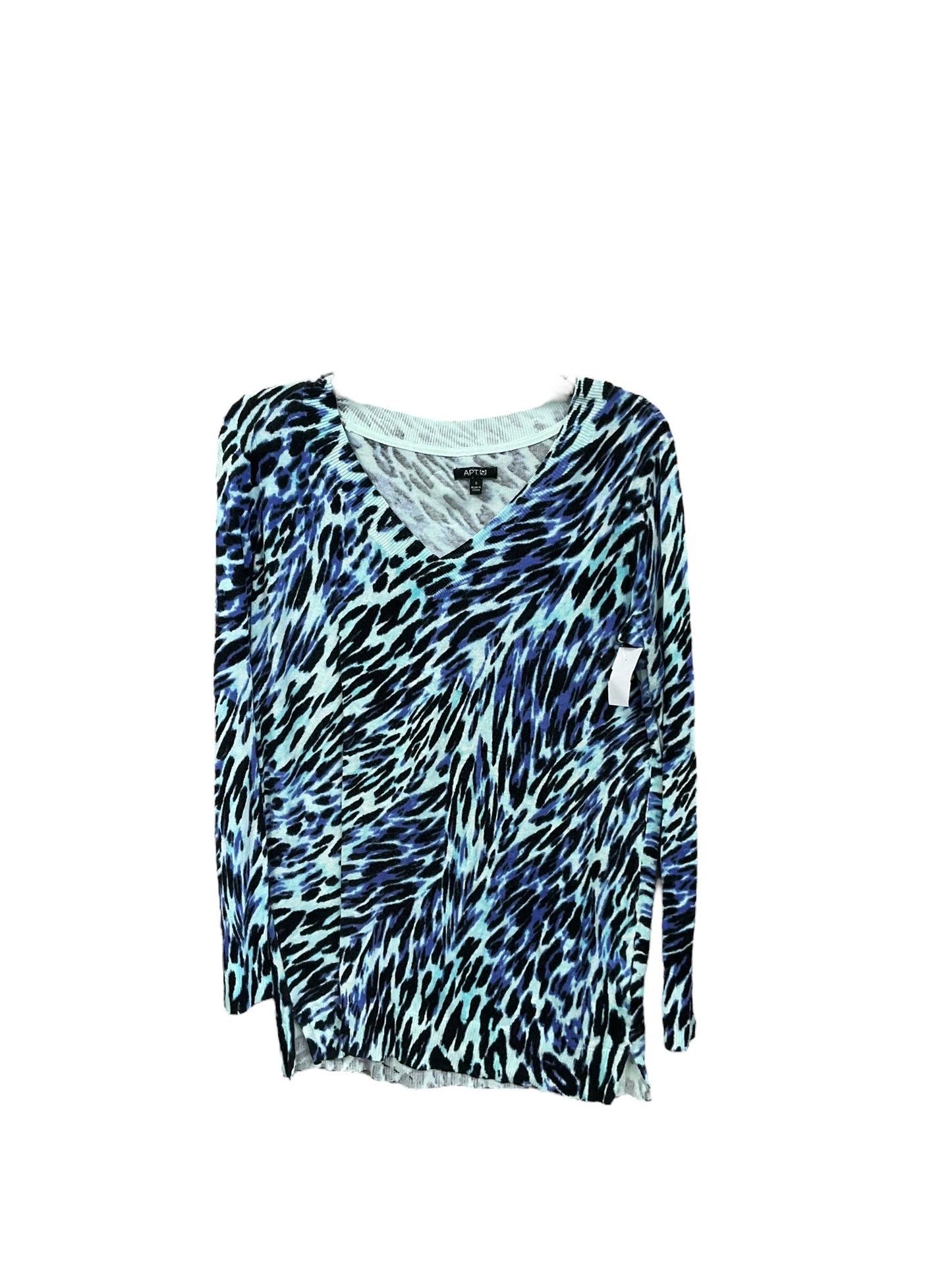 Sweater By Apt 9 In Animal Print, Size: S