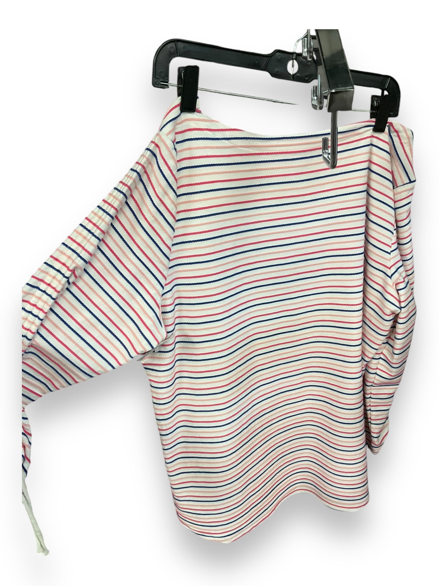 Top 3/4 Sleeve By Talbots In Striped Pattern, Size: 1x