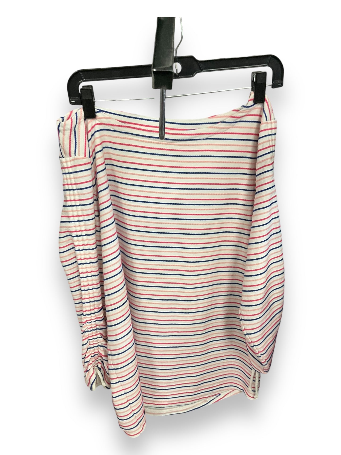 Top 3/4 Sleeve By Talbots In Striped Pattern, Size: 1x