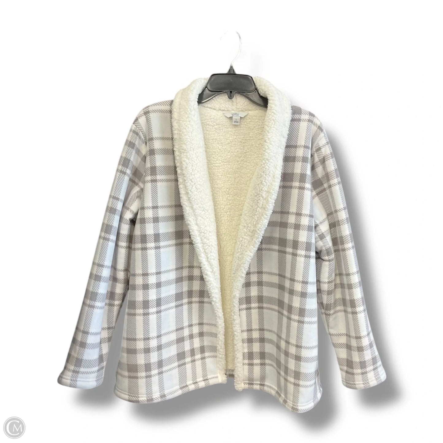 Cardigan By Croft And Barrow In Grey, Size: L