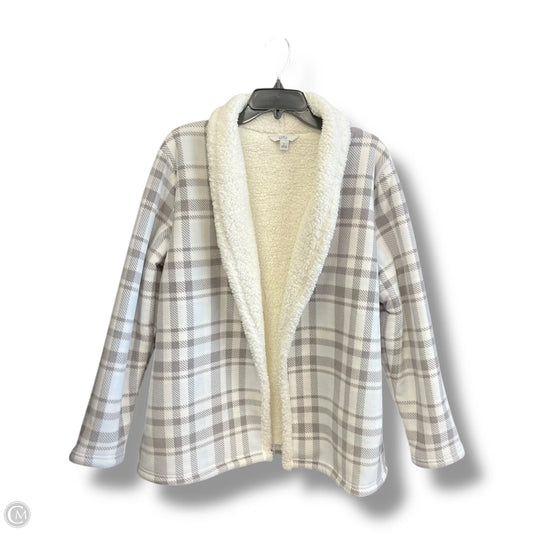 Cardigan By Croft And Barrow In Grey, Size: L