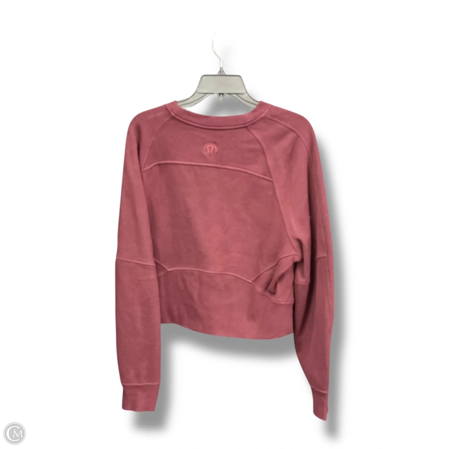 Sweatshirt Crewneck By Lululemon In Maroon, Size: S