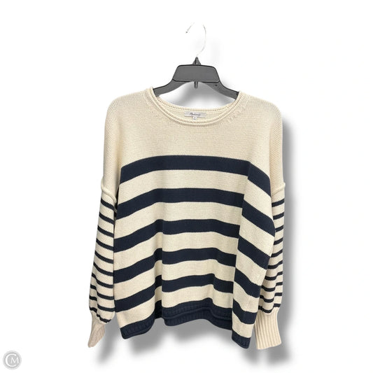 Sweater By Madewell In Striped Pattern, Size: M